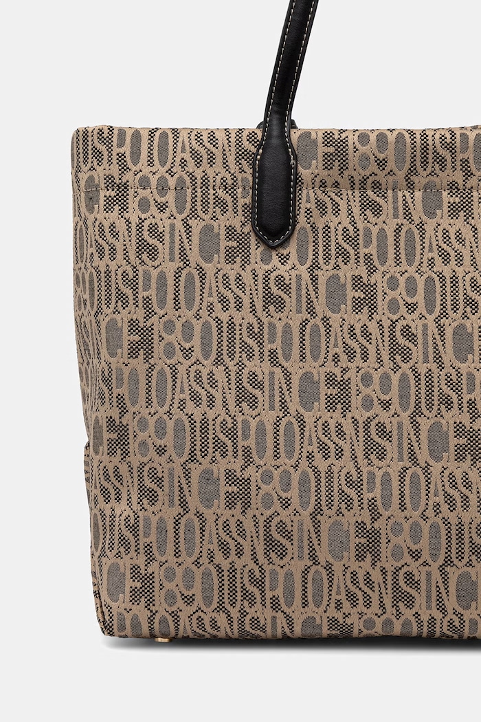 Akcesoria U.S. Polo Assn. torebka shopper damska JACQUARD BEUJG9131WZC beżowy