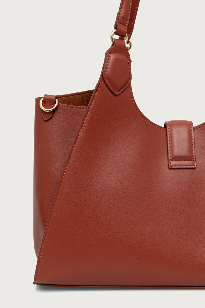 Doplňky U.S. Polo Assn. Nákupní taška dámská z imitace kůže MARGARET BEUMF9043WVP červená