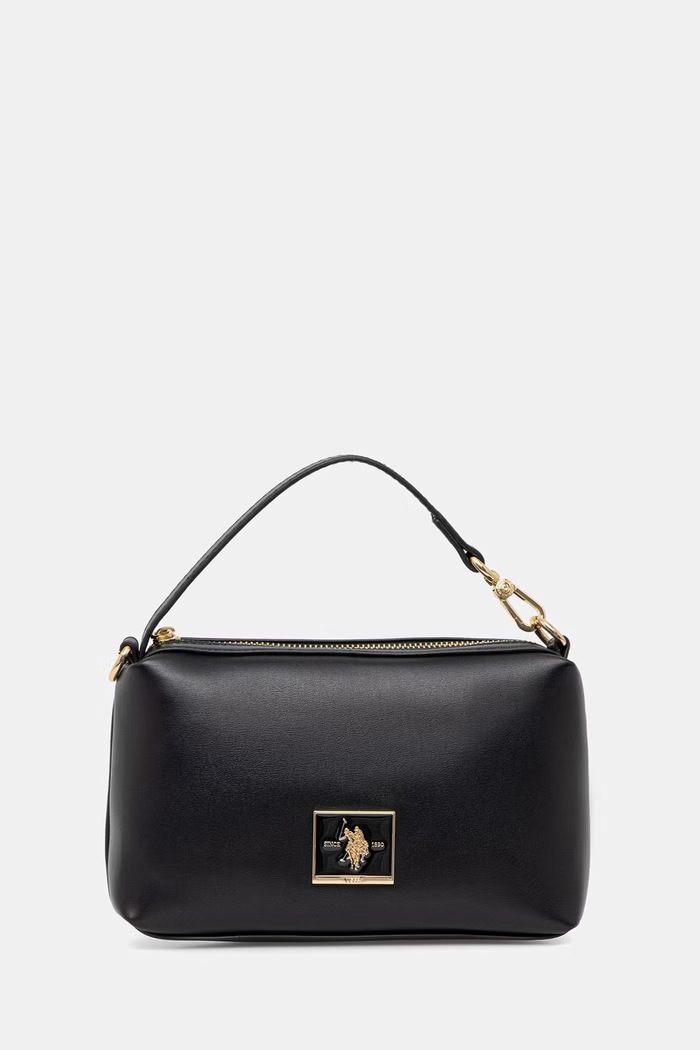 U.S. Polo Assn. Kabelka typu shopper dámska z imitácie kože MARGARET čierna BEUMF9043WVP