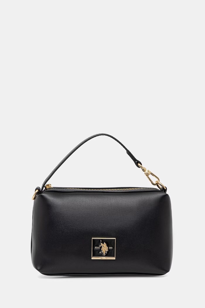 U.S. Polo Assn. Kabelka typu shopper dámska z imitácie kože MARGARET čierna BEUMF9043WVP