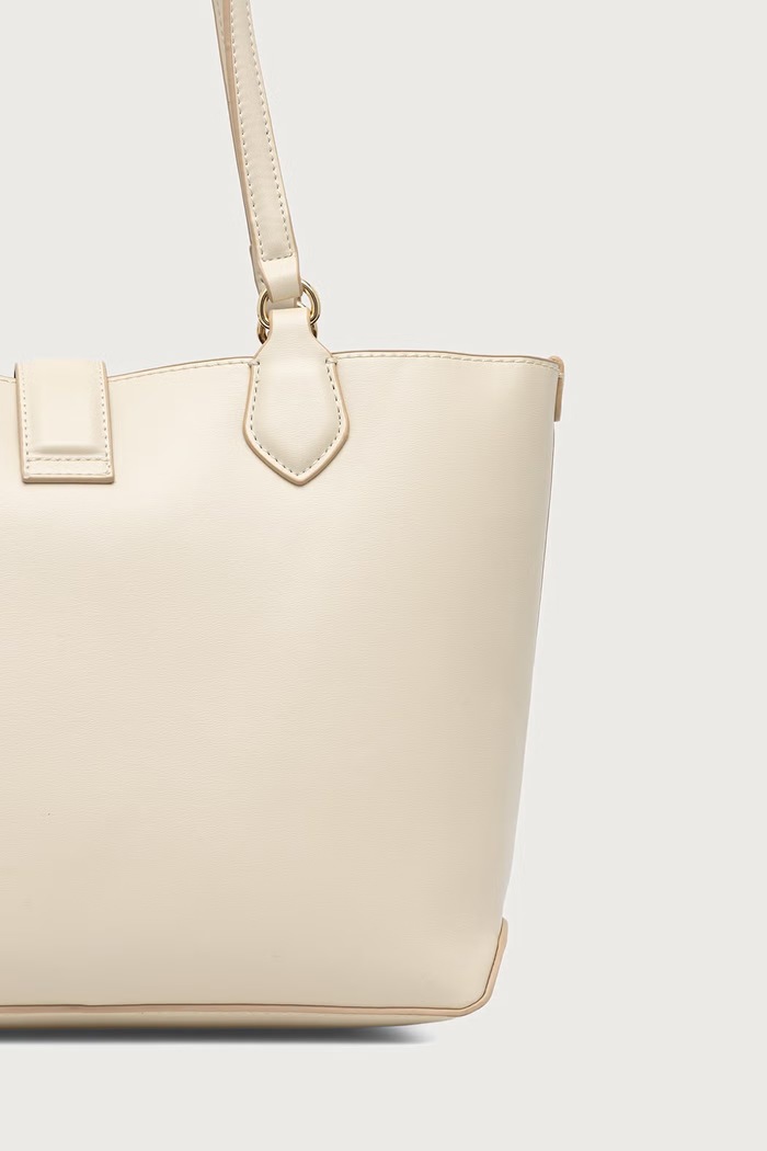 Doplnky U.S. Polo Assn. Kabelka typu shopper dámska z imitácie kože MARGARET BEUMF9044WVP béžová