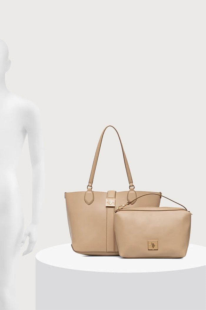 U.S. Polo Assn. Torebka shopper damska z imitacji skóry MARGARET BEUMF9044WVP