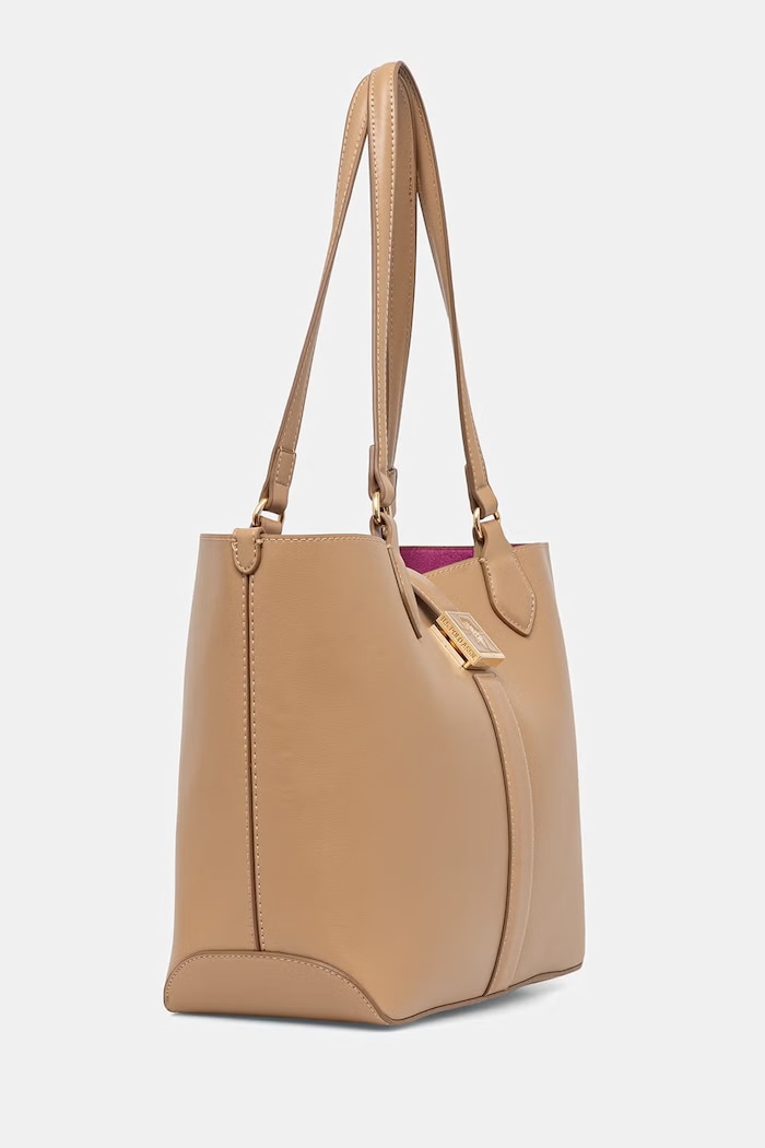 U.S. Polo Assn. torebka shopper damska z imitacji skóry MARGARET BEUMF9044WVP beżowy SS26