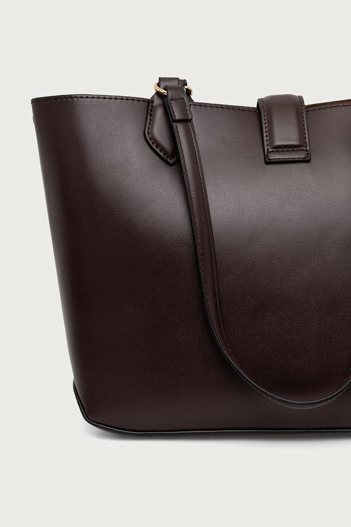 Nákupní taška dámská z imitace kůže MARGARET U.S. Polo Assn. BEUMF9044WVP hnědá