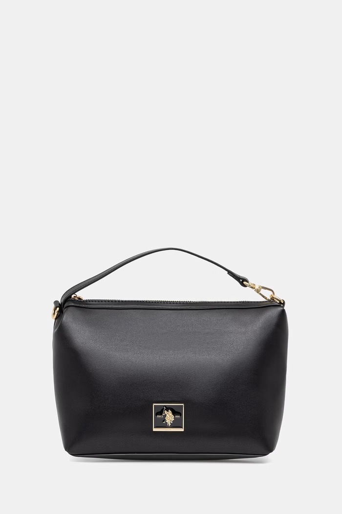 U.S. Polo Assn. geantă shopper pentru femei, cu imitație de piele MARGARET negru BEUMF9044WVP