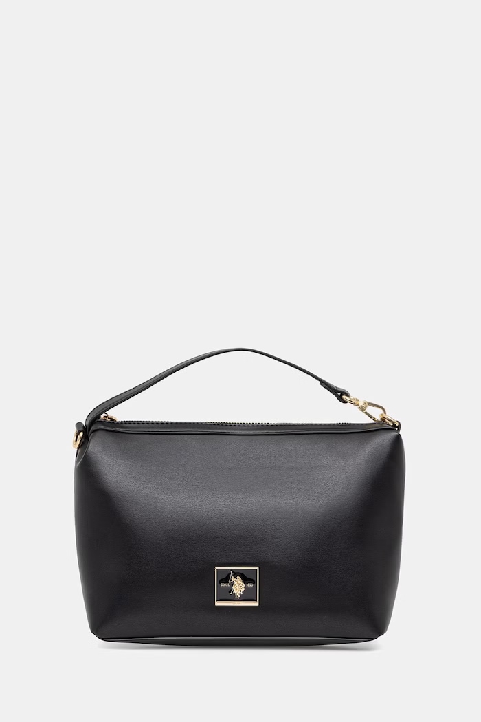 U.S. Polo Assn. geantă shopper pentru femei, cu imitație de piele MARGARET negru BEUMF9044WVP