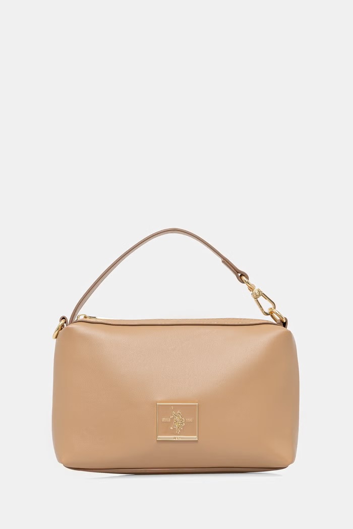 U.S. Polo Assn. crossbody kabelka dámska z imitácie kože MARGARET béžová BEUMF9045WVP