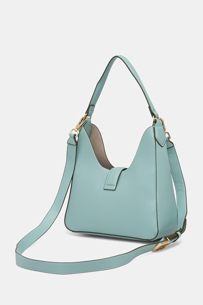 Akcesoria U.S. Polo Assn. torebka crossbody damska z imitacji skóry MARGARET BEUMF9045WVP turkusowy