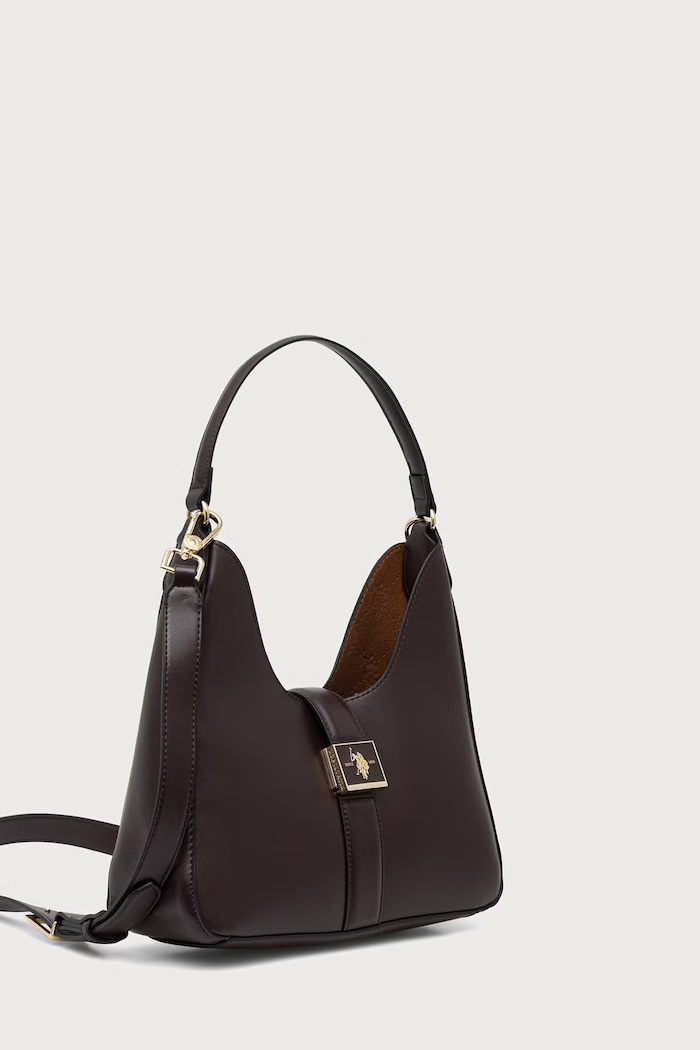 U.S. Polo Assn. Crossbody kabelka dámská z imitace kůže MARGARET BEUMF9045WVP hnědá SS26