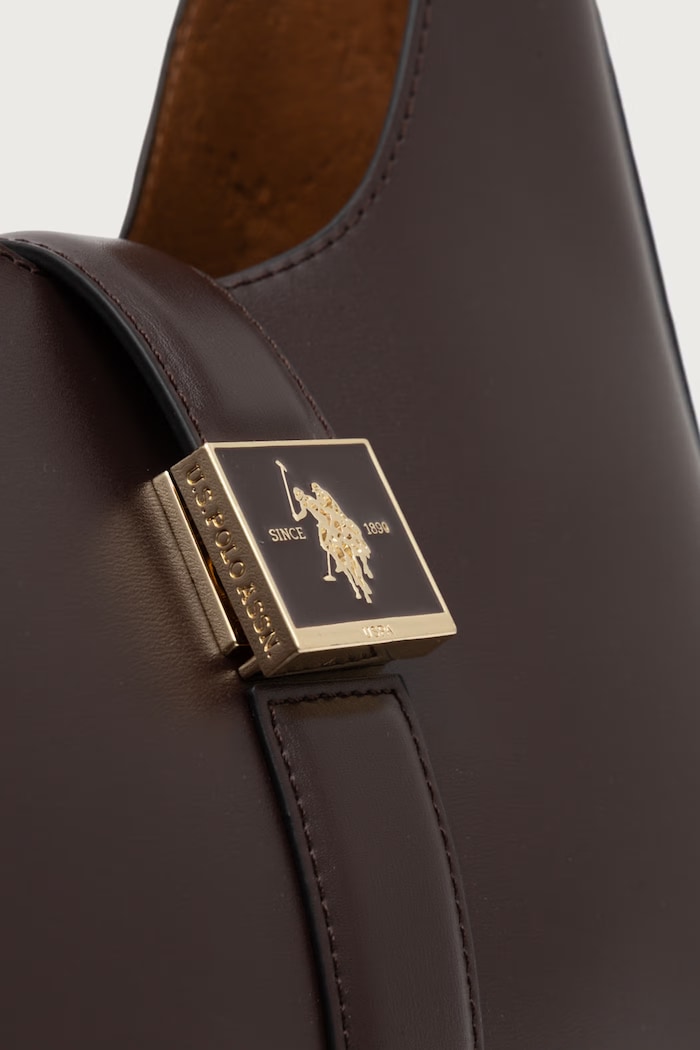 Crossbody kabelka dámská z imitace kůže MARGARET U.S. Polo Assn. BEUMF9045WVP hnědá