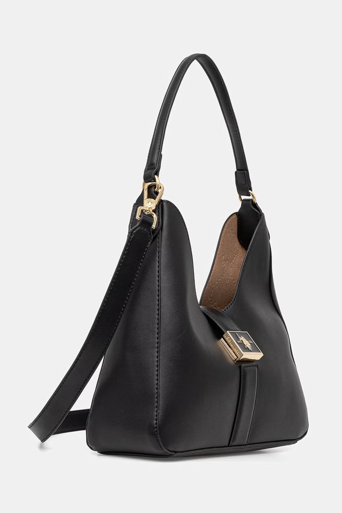 U.S. Polo Assn. geantă crossbody pentru femei, cu imitație de piele MARGARET BEUMF9045WVP negru SS26