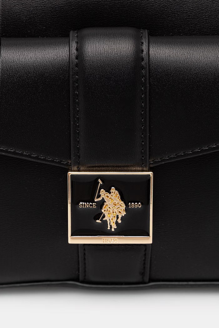 U.S. Polo Assn. crossbody kabelka dámska z imitácie kože MARGARET čierna BEUMF9046WVP