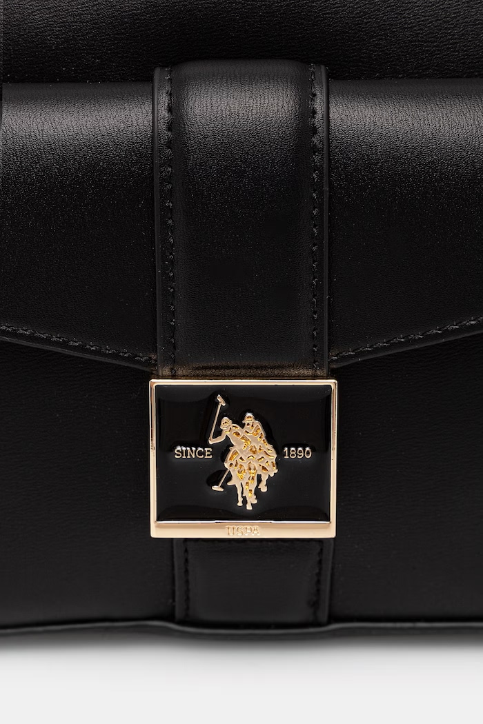 U.S. Polo Assn. crossbody kabelka dámska z imitácie kože MARGARET čierna BEUMF9046WVP