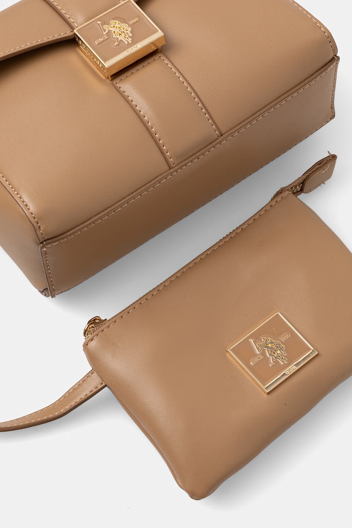 U.S. Polo Assn. geantă crossbody pentru femei MARGARET bej BEUMF9047WVP