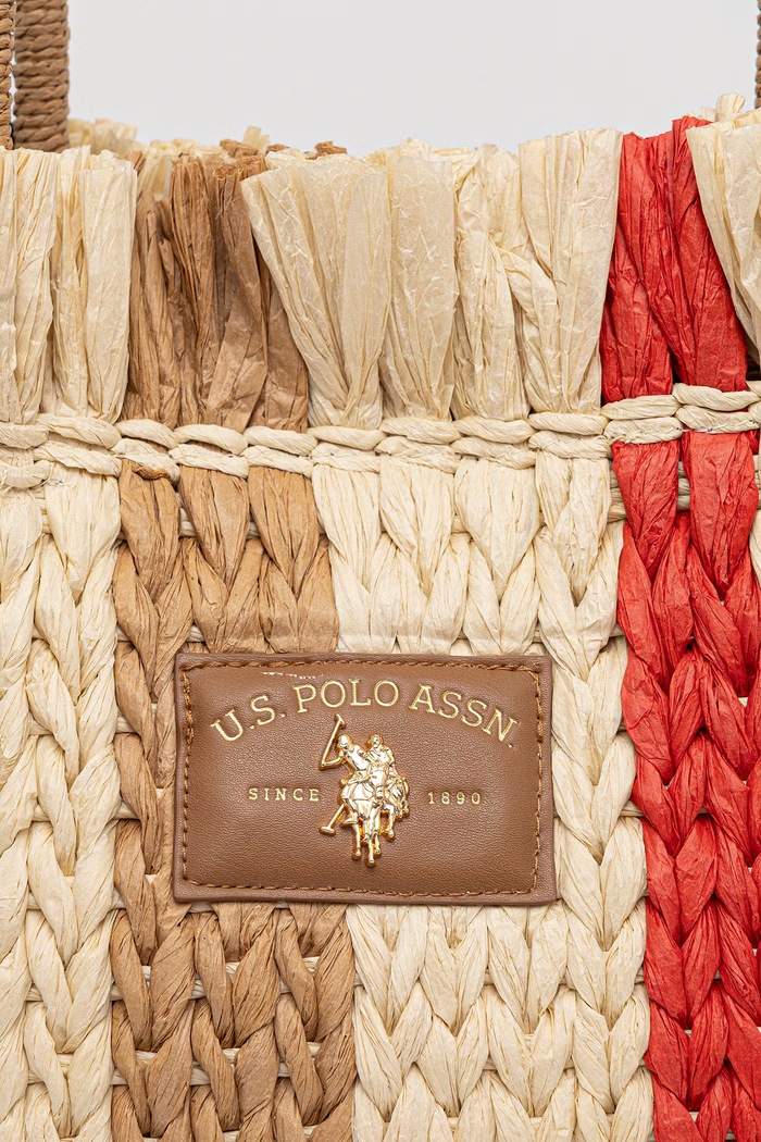 U.S. Polo Assn. geantă shopper pentru femei SOMERSET bej BEUO19026WL2