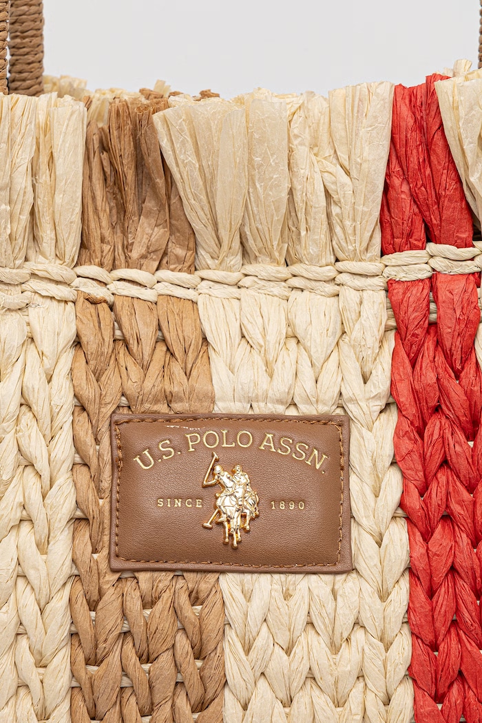 U.S. Polo Assn. geantă shopper pentru femei SOMERSET bej BEUO19026WL2