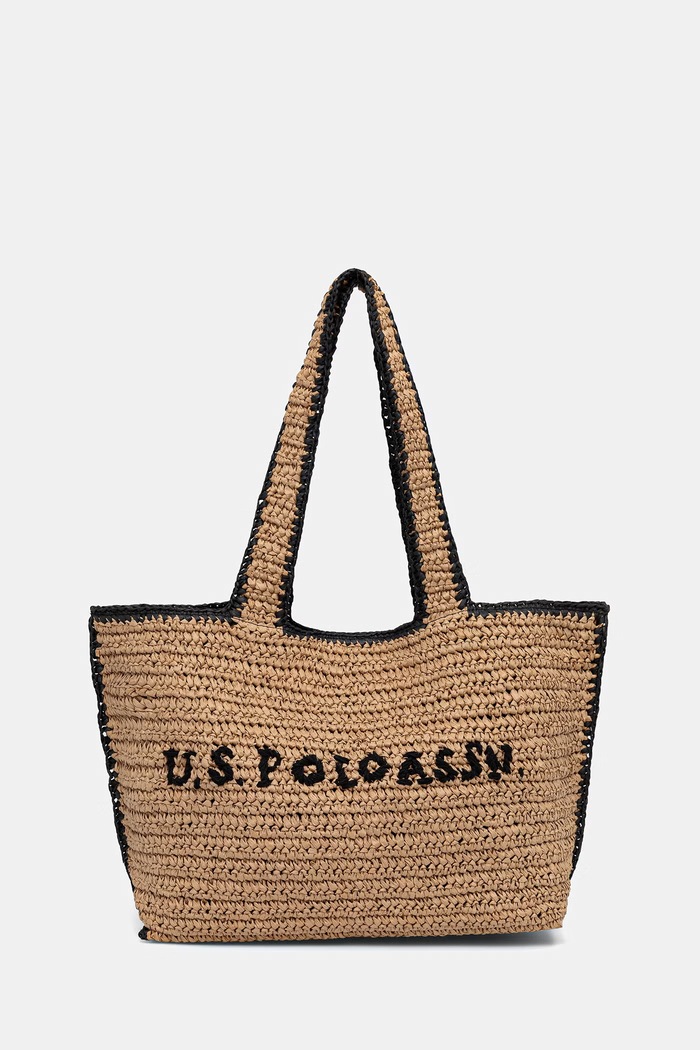 U.S. Polo Assn. geantă shopper pentru femei SOMERSET bej BEUO19028WL2