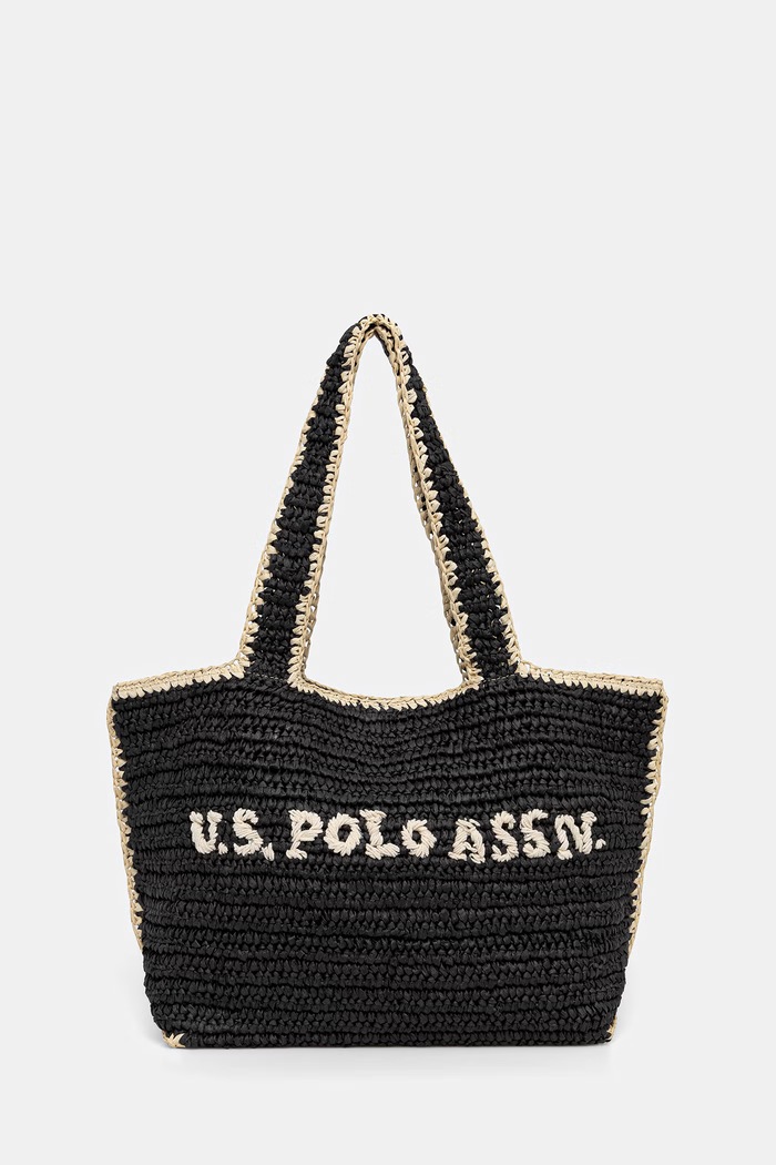 U.S. Polo Assn. geantă shopper pentru femei SOMERSET negru BEUO19028WL2