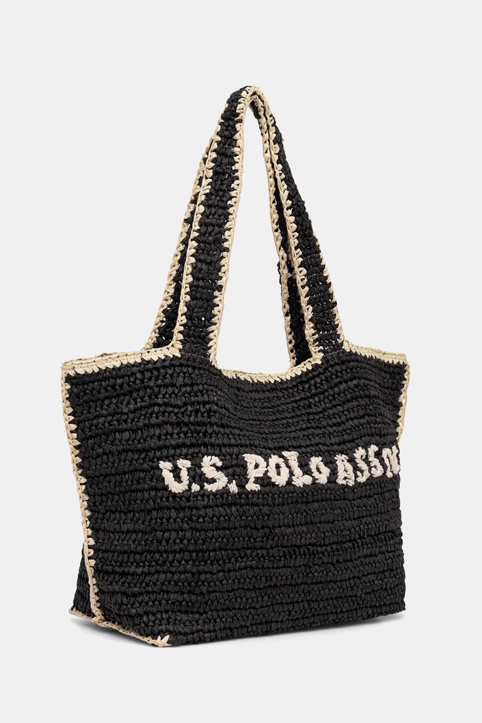 U.S. Polo Assn. geantă shopper pentru femei SOMERSET BEUO19028WL2 negru SS26