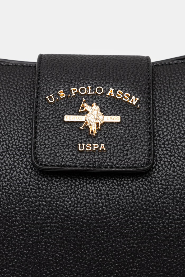 U.S. Polo Assn. geantă shopper pentru femei STANFORD negru BEUSS9073WVP