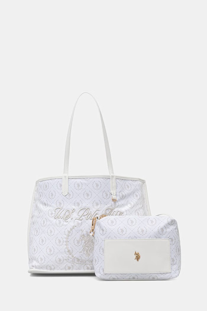 U.S. Polo Assn. dámska kabelka typu shopper SURREY béžová BEUSU9092WIP