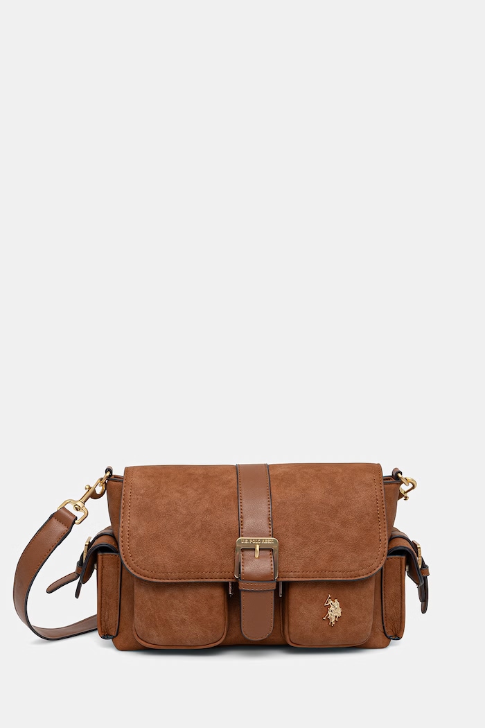 U.S. Polo Assn. dámska crossbody kabelka CHAMPANY hnedá BEUX19051WVP