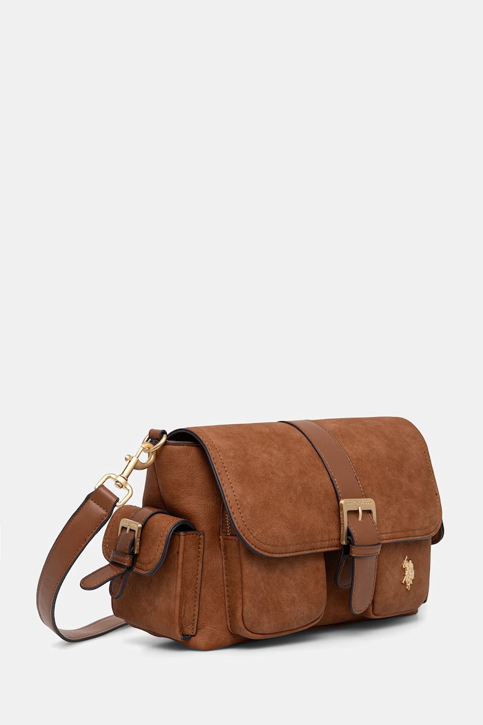 U.S. Polo Assn. dámska crossbody kabelka CHAMPANY BEUX19051WVP hnedá SS26