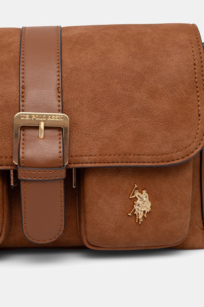 U.S. Polo Assn. dámska crossbody kabelka CHAMPANY hnedá BEUX19051WVP