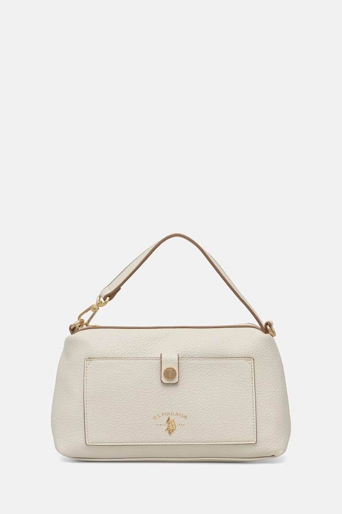 U.S. Polo Assn. geantă shopper pentru femei cu imitație de piele MIDDLETON BIU0M8869WVP bej