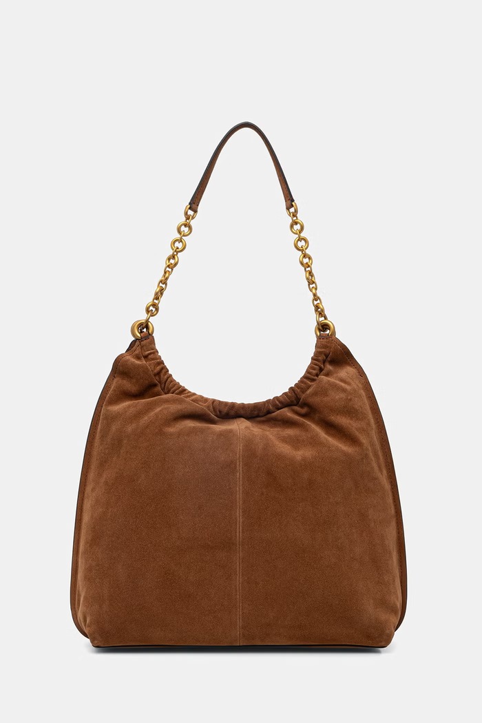 Akcesoria MICHAEL Michael Kors torebka shopper damska skórzana 30S6A15L7S brązowy