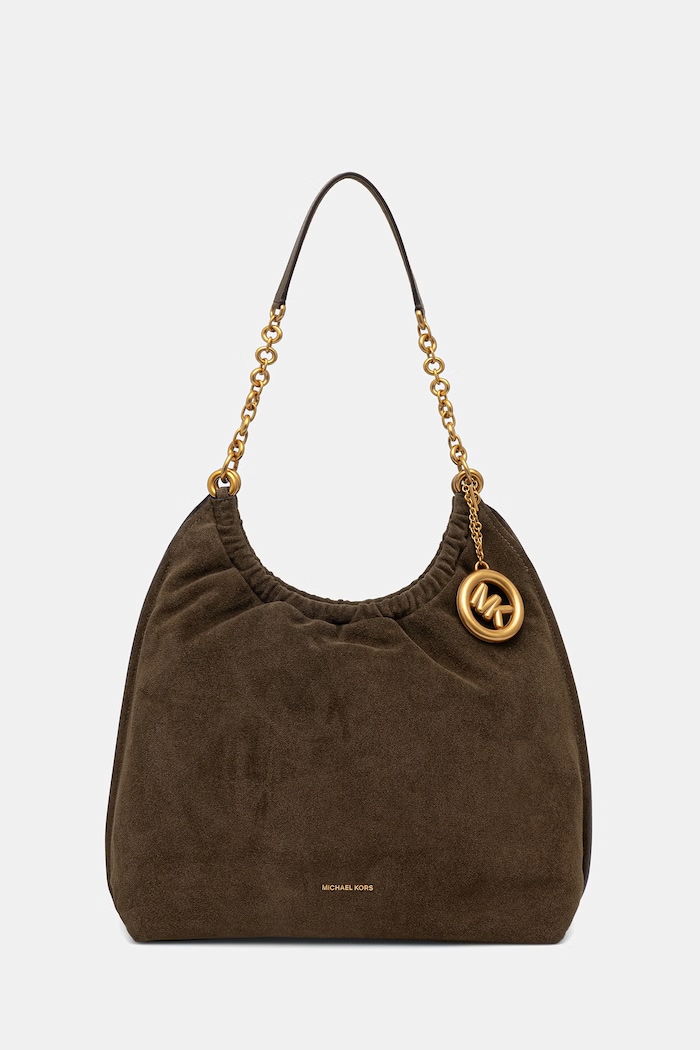MICHAEL Michael Kors torebka shopper damska skórzana brązowy 30S6A15L7S