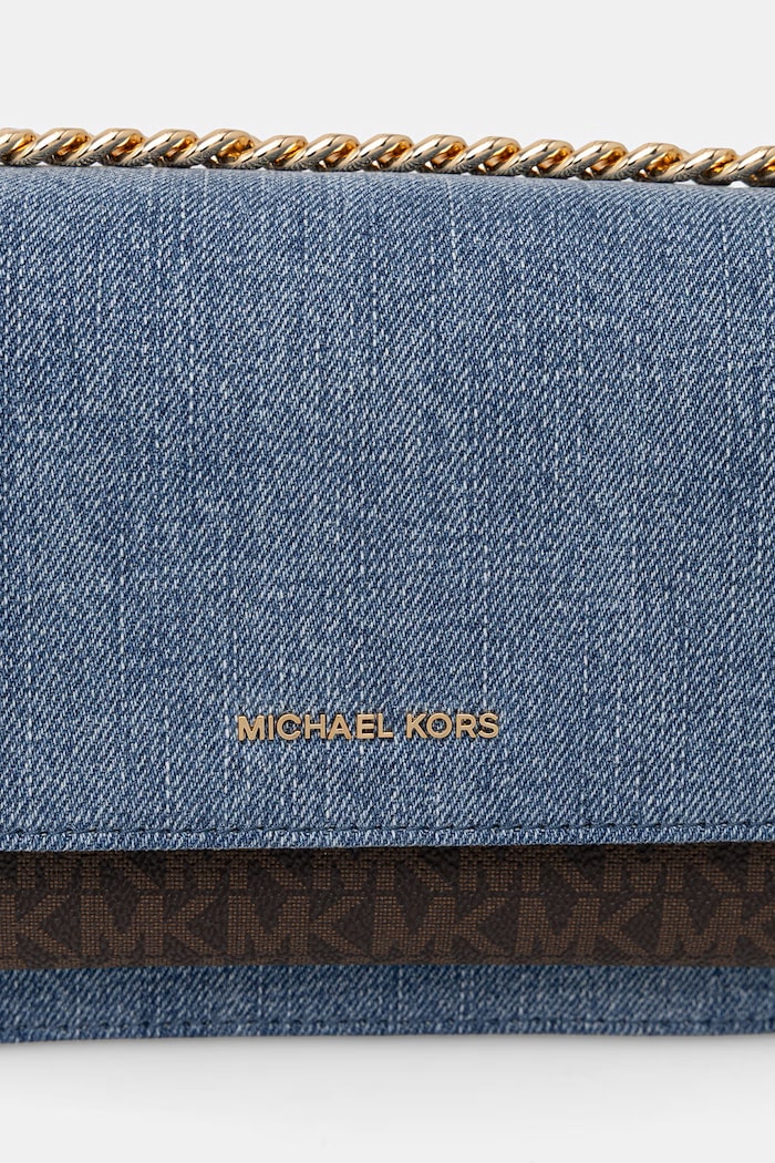MICHAEL Michael Kors geantă crossbody pentru femei, din denim albastru 30S6GC7L3C