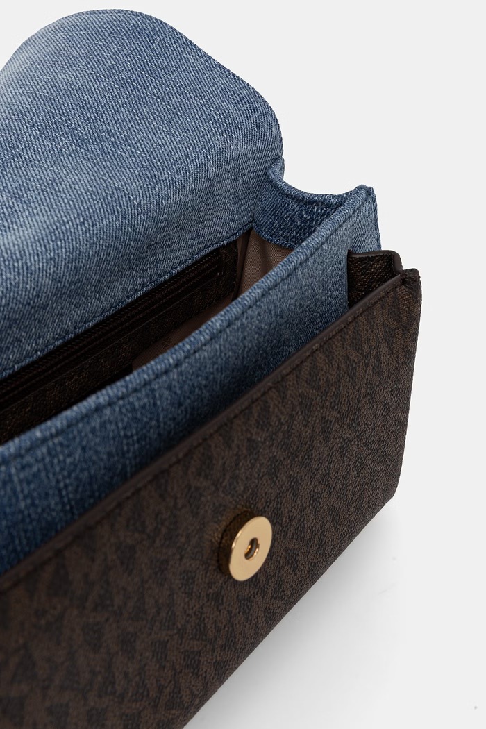 MICHAEL Michael Kors geantă crossbody pentru femei, din denim 30S6GC7L3C albastru