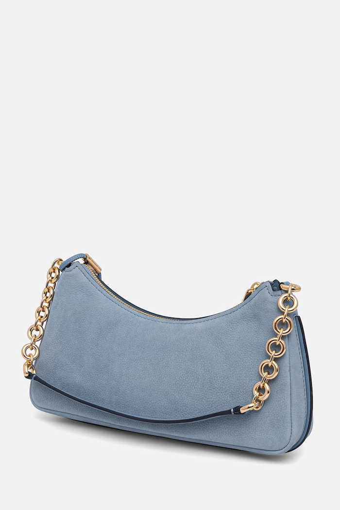 Doplňky Nubuková kabelka MICHAEL Michael Kors 32R6GY5W6L modrá