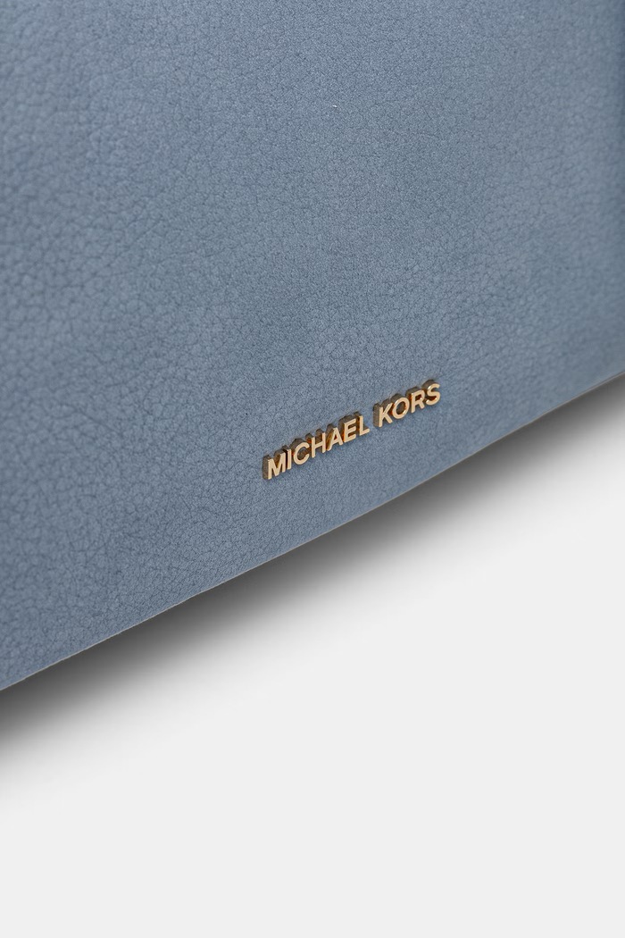 Nubuková kabelka MICHAEL Michael Kors modrá 32R6GY5W6L