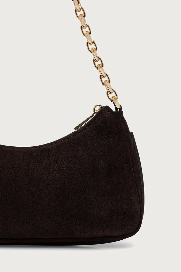 Akcesoria MICHAEL Michael Kors Torebka hobo damska zamszowa 32R6GY5W6L brązowy