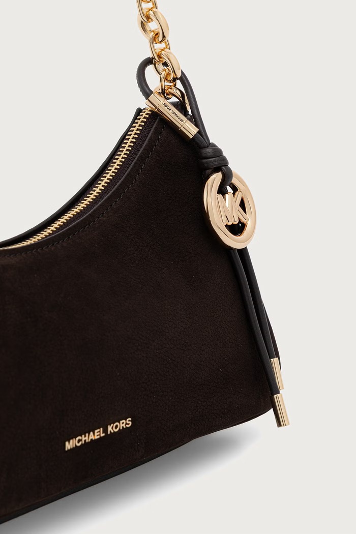 Torebka hobo damska zamszowa MICHAEL Michael Kors 32R6GY5W6L brązowy