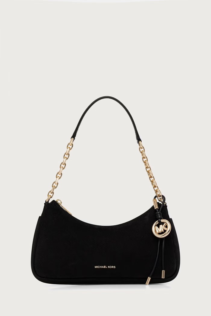 MICHAEL Michael Kors Torebka hobo damska zamszowa czarny 32R6GY5W6L