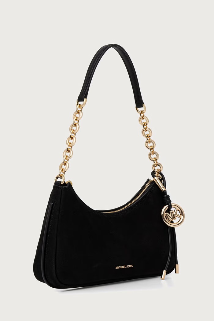 MICHAEL Michael Kors Torebka hobo damska zamszowa 32R6GY5W6L czarny SS26