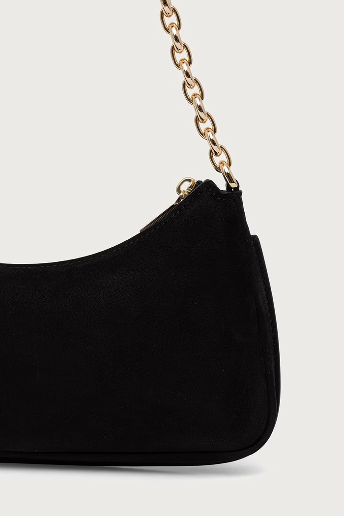 Akcesoria MICHAEL Michael Kors Torebka hobo damska zamszowa 32R6GY5W6L czarny