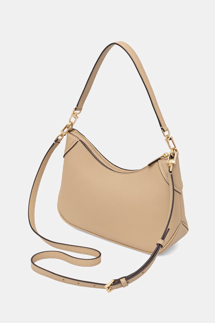 Akcesoria MICHAEL Michael Kors torebka crossbody damska skórzana 32S6GJ6W8L beżowy