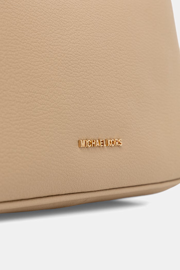 MICHAEL Michael Kors torebka crossbody damska skórzana beżowy 32S6GJ6W8L
