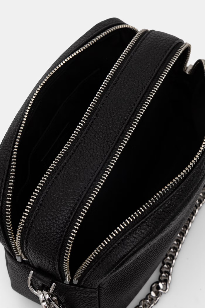 MICHAEL Michael Kors crossbody kabelka dámska kožená 32S6SYTC6U čierna