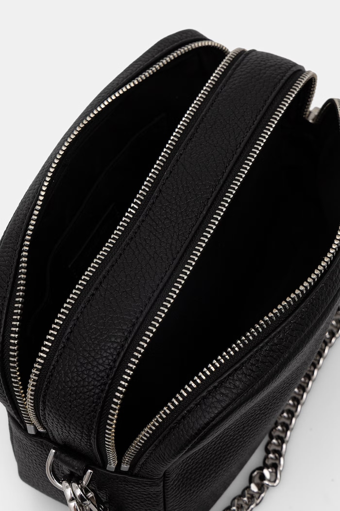 MICHAEL Michael Kors crossbody kabelka dámska kožená 32S6SYTC6U čierna