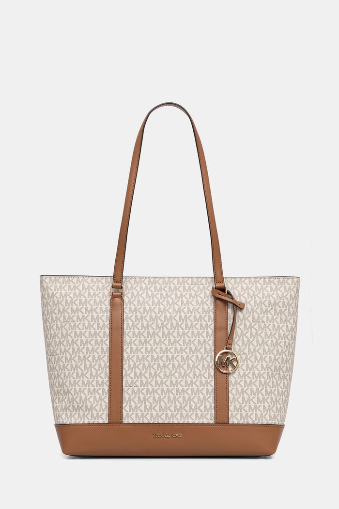 MICHAEL Michael Kors geantă shopper pentru femei, cu imitație de piele bej 30S6G3PT3B