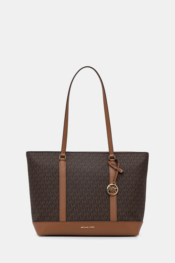 MICHAEL Michael Kors geantă shopper pentru femei, cu imitație de piele maro 30S6G3PT3B