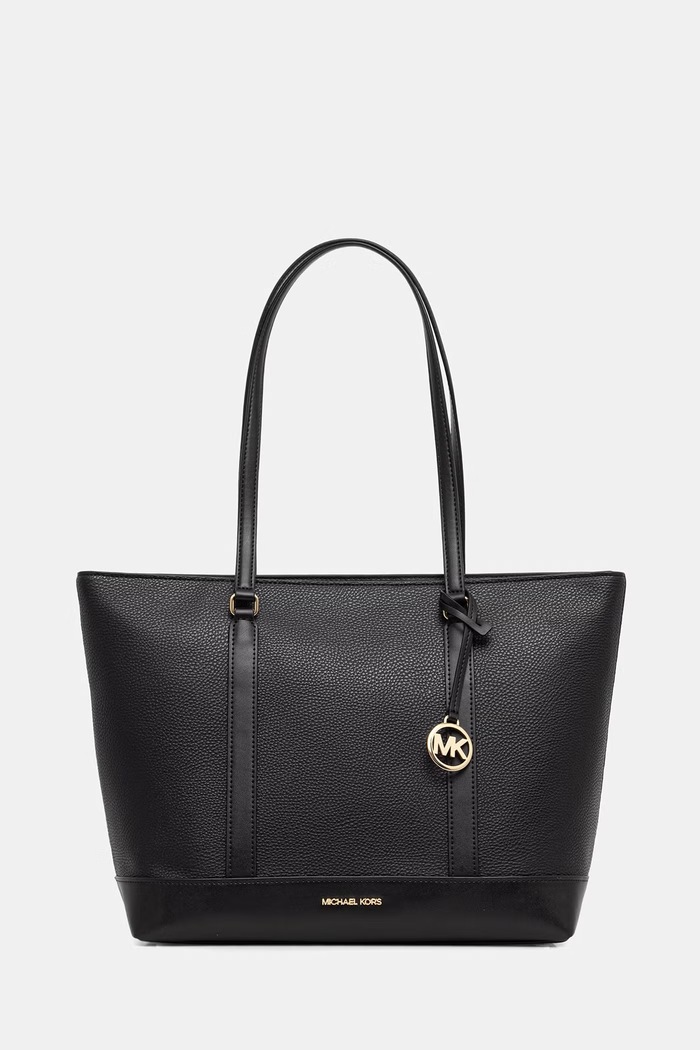 Dámska kabelka typu shopper z imitácie kože MICHAEL Michael Kors čierna 30S6G3PT3V
