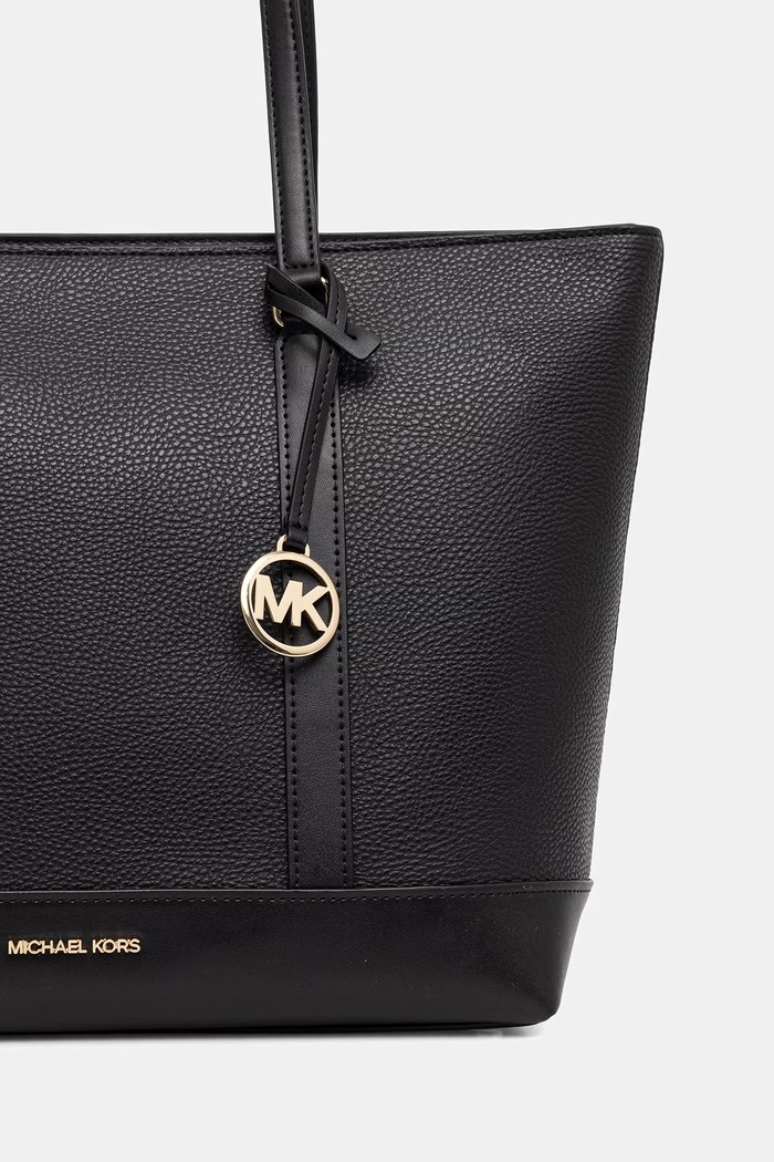Dámska kabelka typu shopper z imitácie kože MICHAEL Michael Kors čierna 30S6G3PT3V