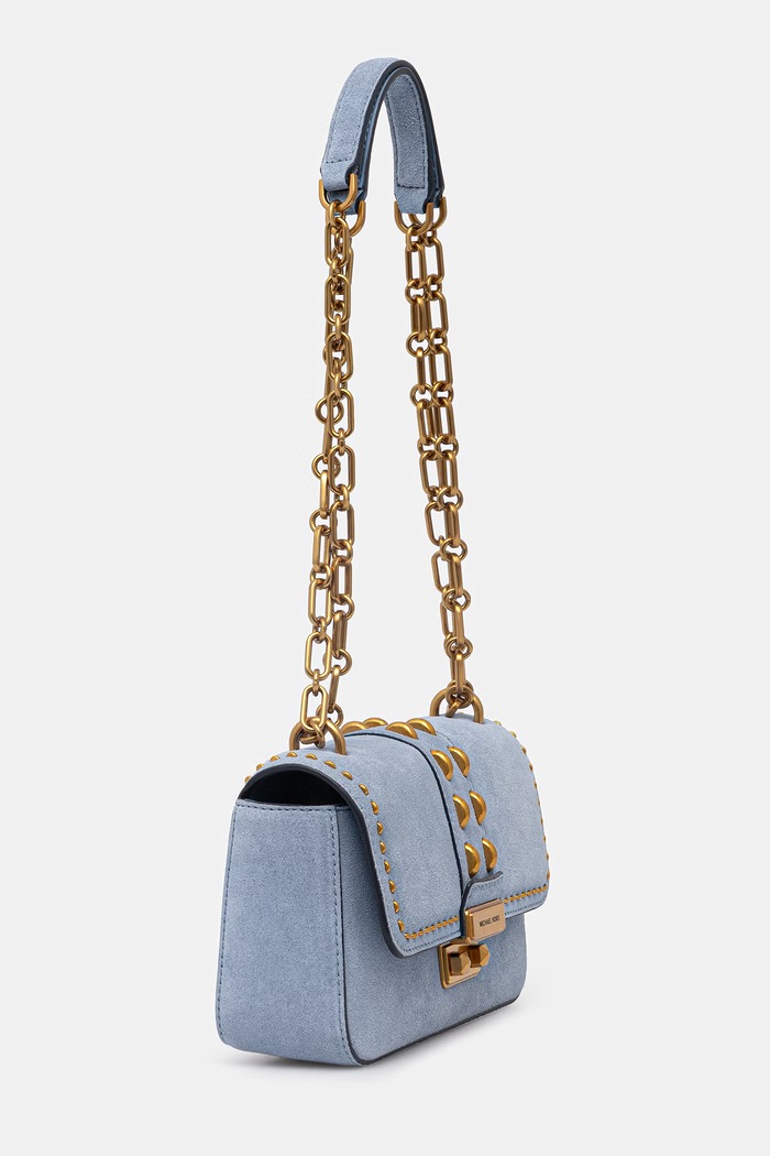 MICHAEL Michael Kors geantă crossbody pentru femei din piele întoarsă 30S6A2RL5S turcoaz SS26