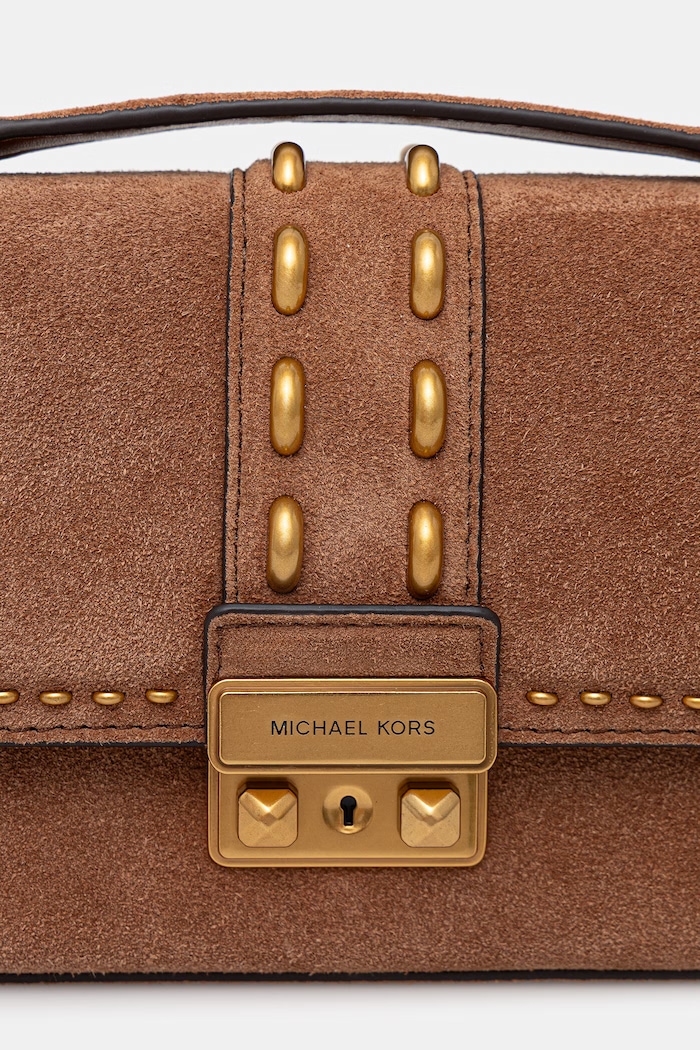 MICHAEL Michael Kors geantă de mână din piele întoarsă maro 30S6A2RL5S